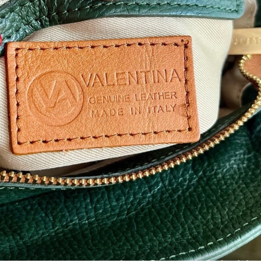 Valentina Black and Tan Chain Strap Shoulder Bag